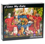 Vermont Christmas Company Vermont Christmas Co. Love My Cats Puzzle 1000pcs