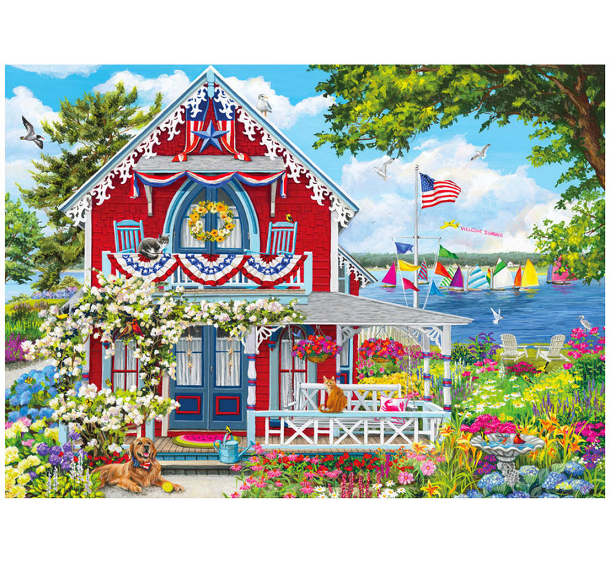 Vermont Christmas Co. Summer Welcome Puzzle 1000pcs