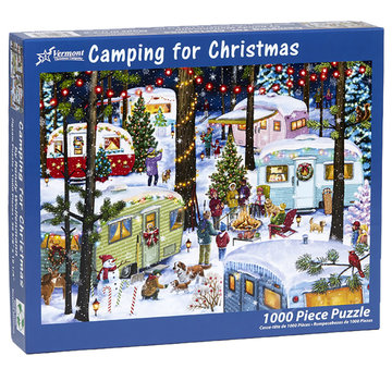 Vermont Christmas Company Vermont Christmas Co. Camping for Christmas Puzzle 1000pcs