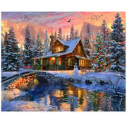 Vermont Christmas Company Vermont Christmas Co. Rockies Christmas Puzzle 1000pcs