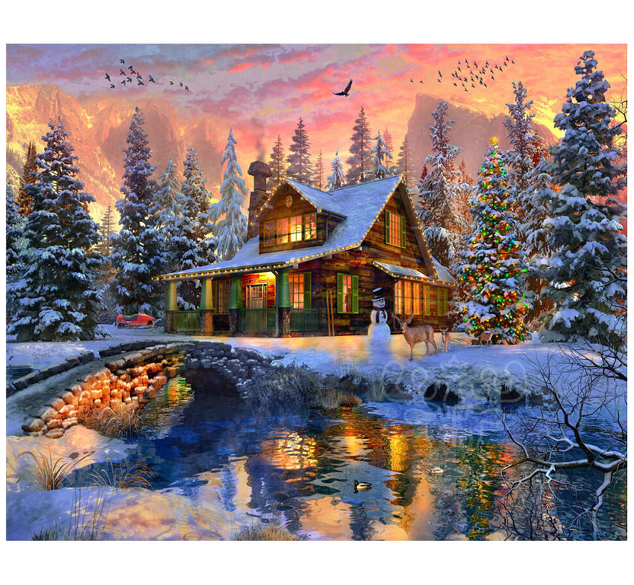 Vermont Christmas Co. Rockies Christmas Puzzle 1000pcs