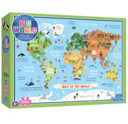 Gibsons Gibsons It's a Big World Puzzle 24pcs XXL