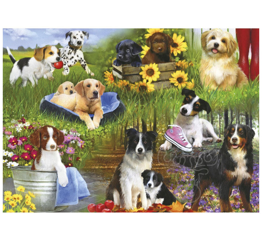 Gibsons Dogs Puzzle 24pcs XXL