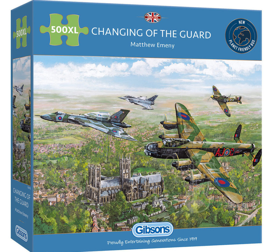 Gibsons Changing of the Guard Puzzle 500pcs XL RETIRED