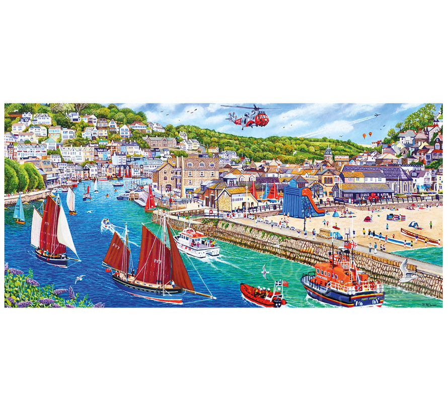 Gibsons Looe Harbour Puzzle 636pcs