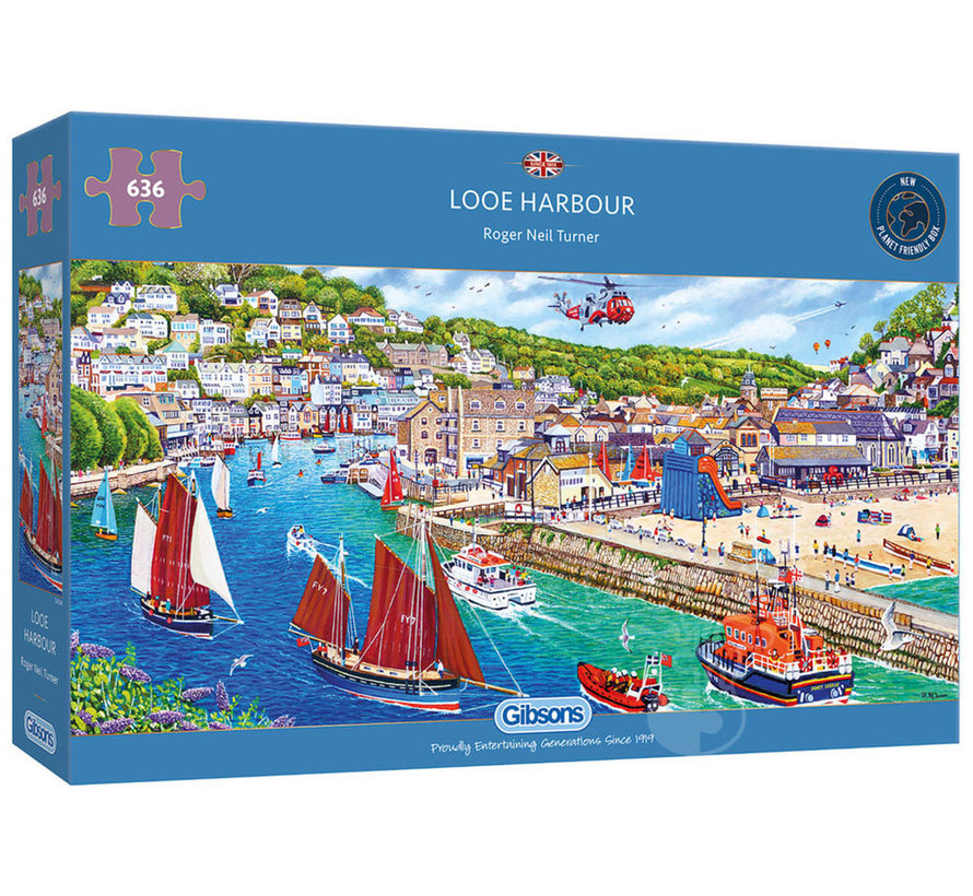 Gibsons Looe Harbour Puzzle 636pcs