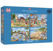 Gibsons Gibsons Wish You Were Here Puzzle 4 x 500pcs