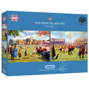 Gibsons Gibsons View from the Sidelines Puzzle 2 x 500pcs