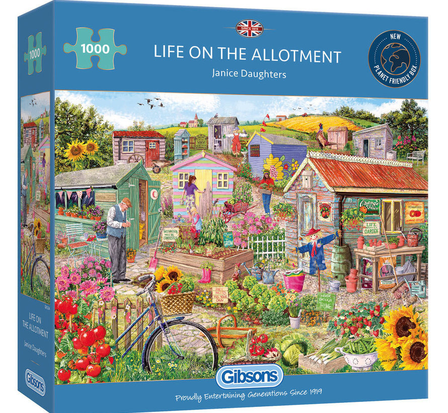 Gibsons Life on the Allotment Puzzle 1000pcs