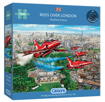 Gibsons Gibsons Reds Over London Puzzle 1000pcs