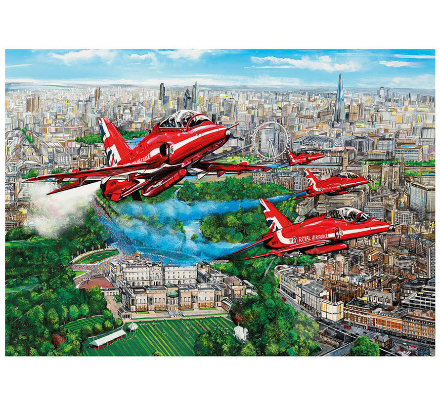 Gibsons Reds Over London Puzzle 1000pcs