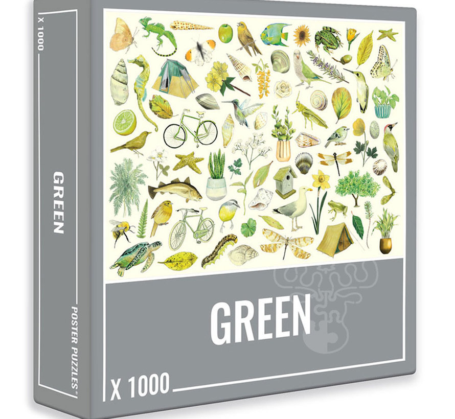Cloudberries Green Puzzle 1000pcs