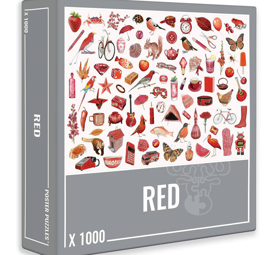 Cloudberries Red Puzzle 1000pcs