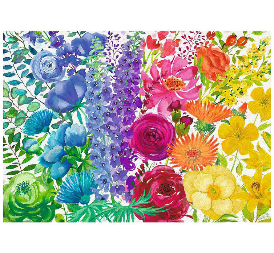 Ravensburger Floral Rainbow Large Format Puzzle 300pcs