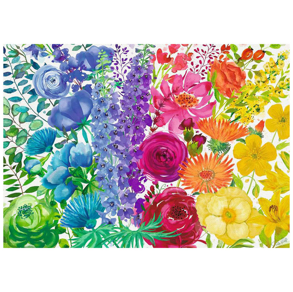 Ravensburger Floral Rainbow Large Format Puzzle 300pcs - Puzzles Canada