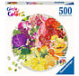 Ravensburger Circle of Colors: Fruits and Vegetables Round Puzzle 500pcs