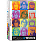 Eurographics John Lennon Color Portraits Puzzle 1000pcs RETIRED
