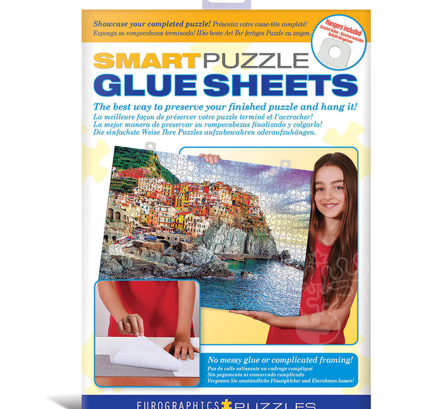 Eurographics Smart Puzzle Glue Sheets 8 sheets