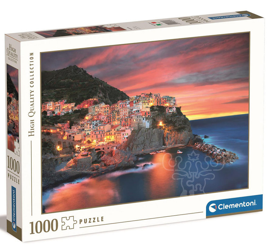 Clementoni Manarola Puzzle 1000pcs - ORIGINAL BOX SIZE