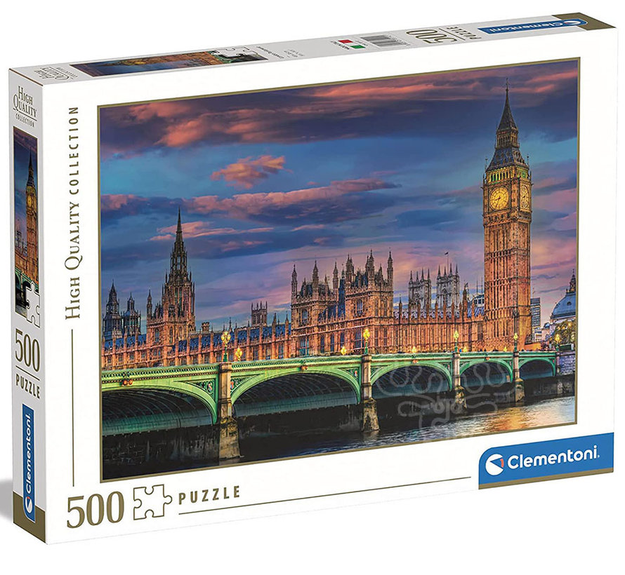 Clementoni London Parliament Puzzle 500pcs