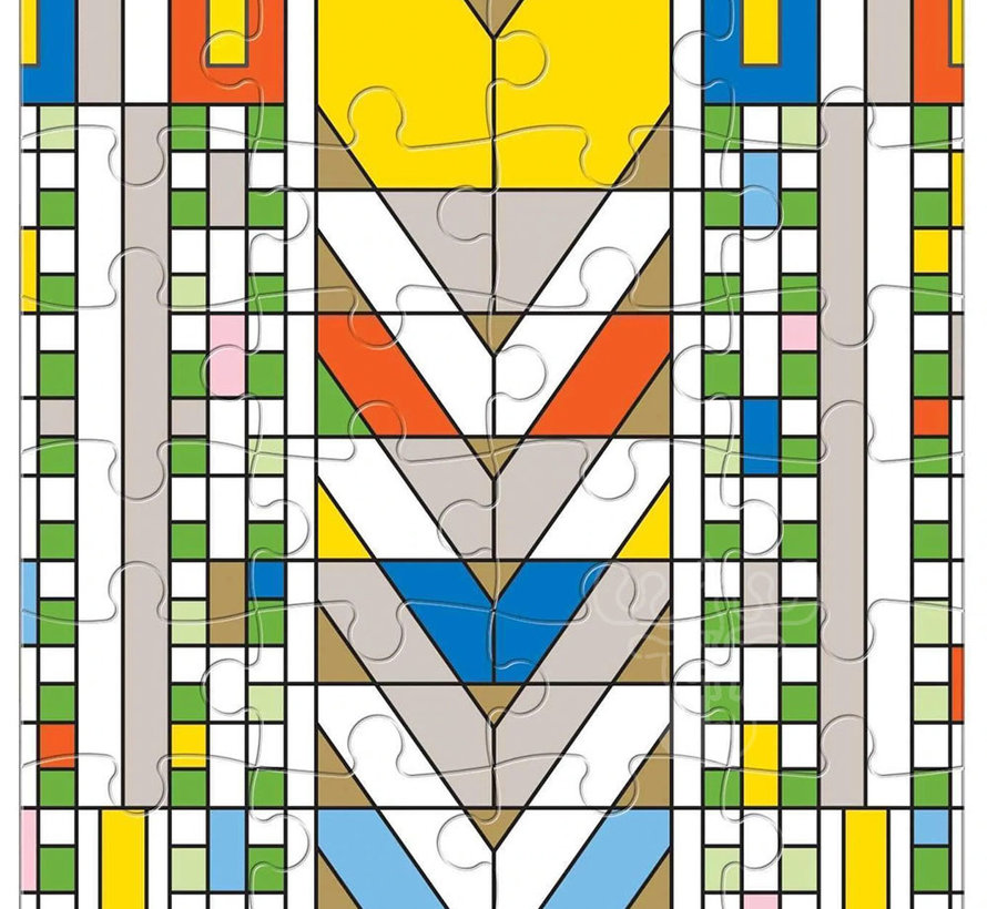 Galison Frank Lloyd Wright Wooden Puzzle 6 x 25pcs