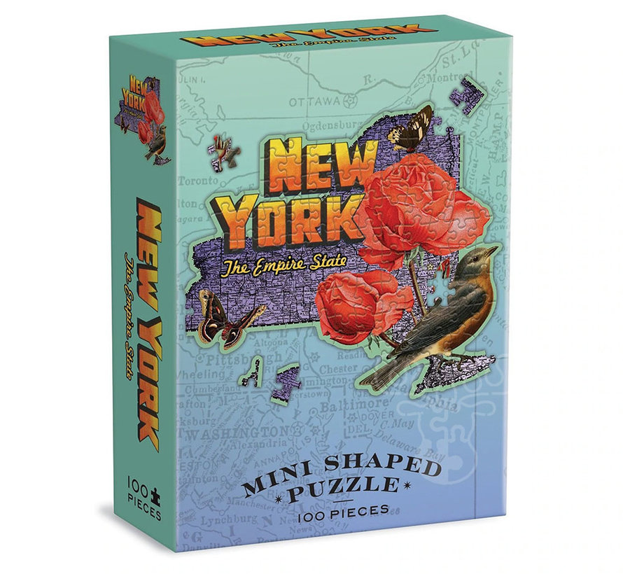Galison New York Mini Shaped Puzzle 100pcs