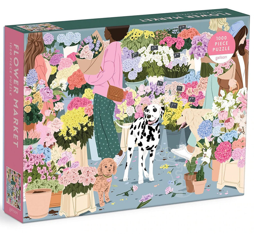 Galison Flower Market Puzzle 1000pcs