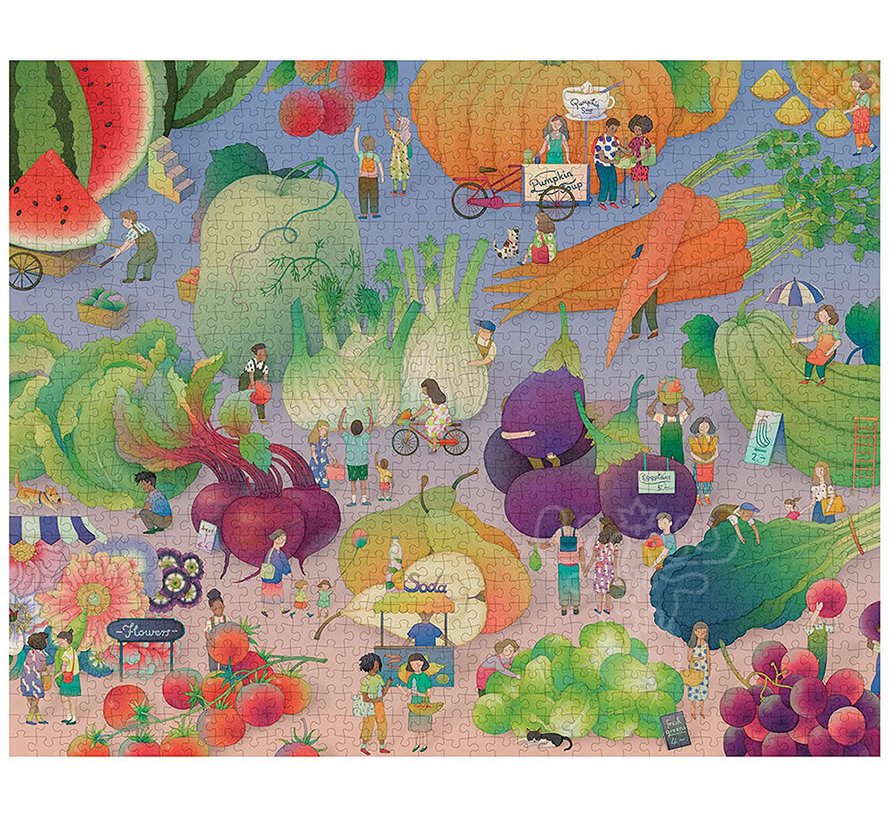 Princeton At the Farmers Market Puzzle 1000pcs