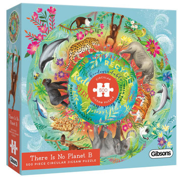 Gibsons Gibsons There is No Planet B Circular Puzzle 500pcs