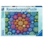 Ravensburger Ravensburger Radiating Rainbow Mandalas Puzzle 2000pcs