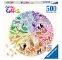 Ravensburger Circle of Colors: Animals Round Puzzle 500pcs
