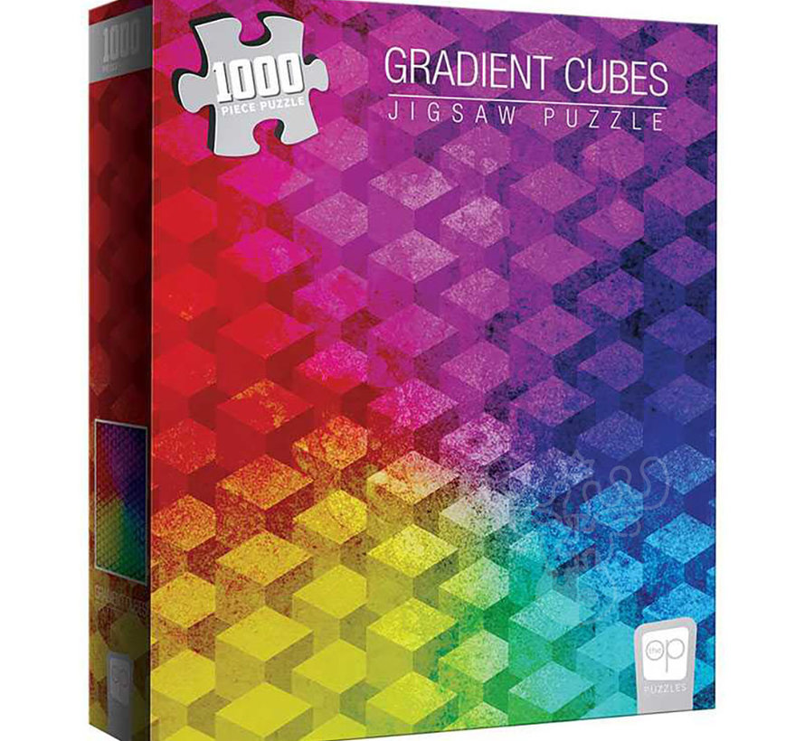 USAopoly Gradient Cubes Puzzle 1000pcs
