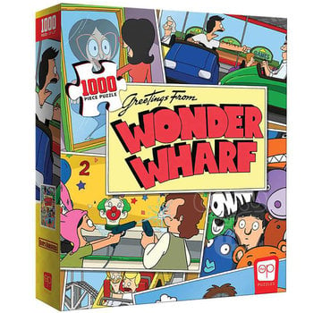 USAopoly USAopoly Bob’s Burgers “Greetings from Wonder Wharf” Puzzle 1000pcs