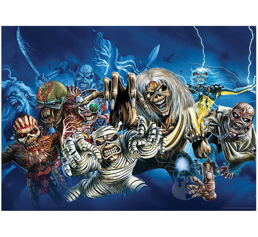 USAopoly Iron Maiden "Faces Of Eddie" Puzzle 1000pcs