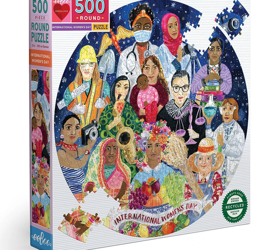 eeBoo International Women's Day Puzzle 500pcs*