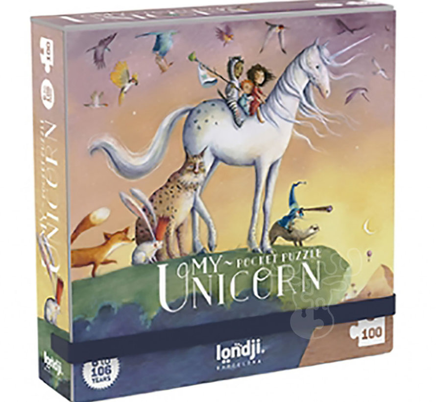 Londji My Unicorn Pocket Puzzle 100pcs