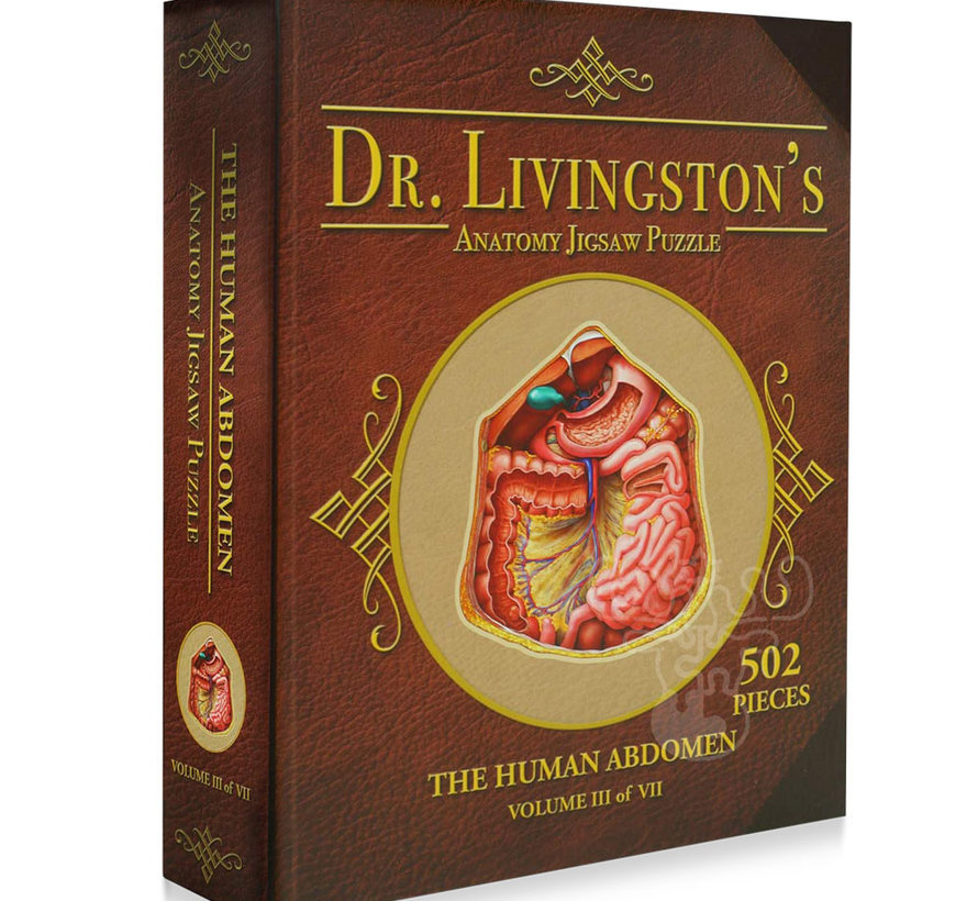 Dr. Livingston's Anatomy: The Human Abdomen Puzzle 511pcs