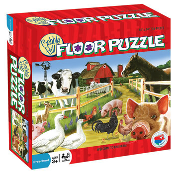 Cobble Hill Puzzles Cobble Hill Welcome to the Farm Floor Puzzle 36pcs
