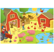 Cobble Hill Puzzles Cobble Hill Higgledy Piggledy Farm Floor Puzzle 36pcs