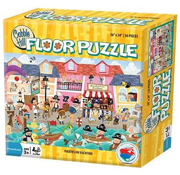 Cobble Hill Puzzles Cobble Hill Pirates on Vacation Floor Puzzle 36pcs