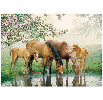 Cobble Hill Puzzles Cobble Hill Watering Hole Tray Puzzle 35pcs