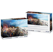 4D Puzz 4D Puzz Stephen Wilkes: Coney Island, Day to Night Puzzle 1000pcs