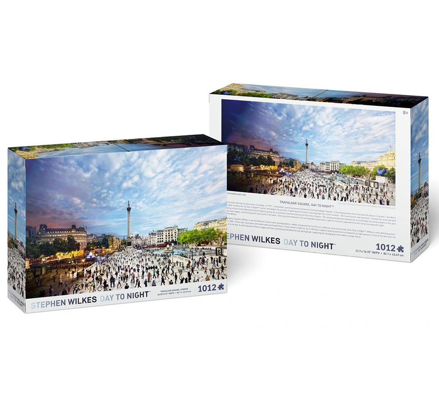 FINAL SALE 4D Puzz Stephen Wilkes: Trafalger Square, London, Day to Night Puzzle 1000pcs