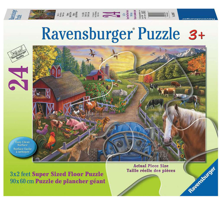 Ravensburger My First Farm Floor Puzzle 24pcs