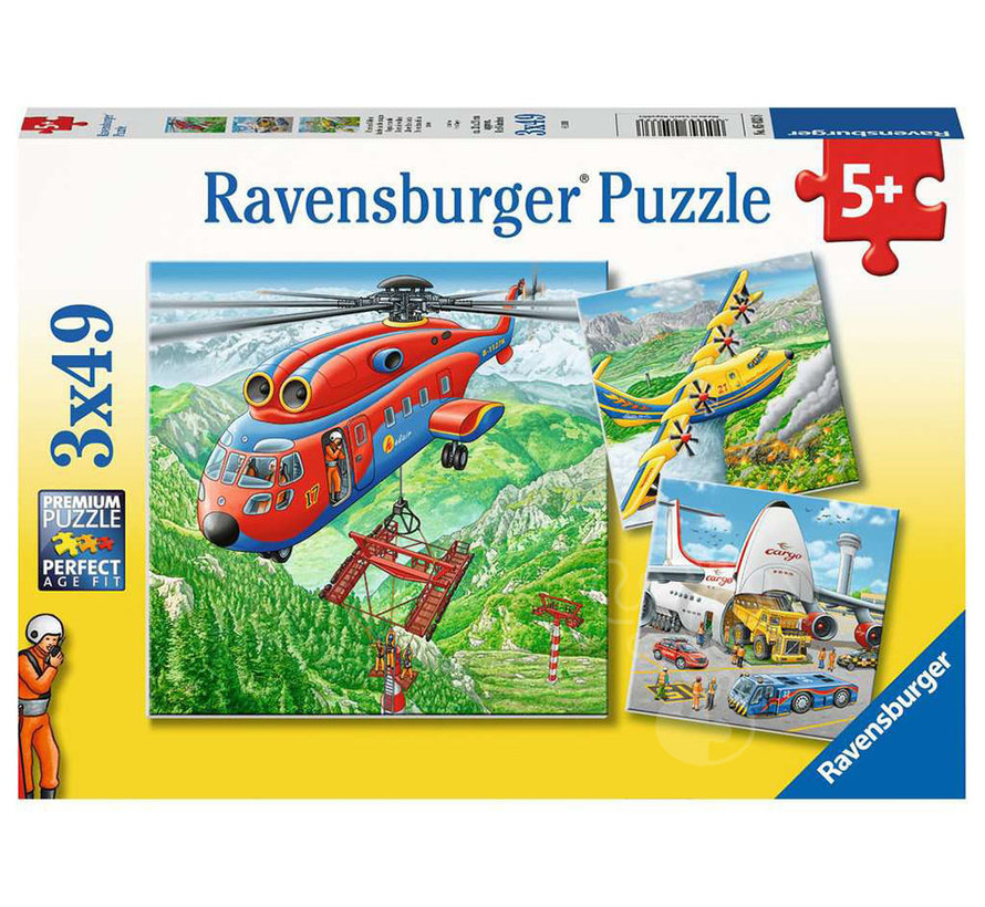 Ravensburger Above the Clouds Puzzle 3 x 49pcs