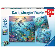 Ravensburger Ravensburger Ocean Life Puzzle 3 x 49pcs