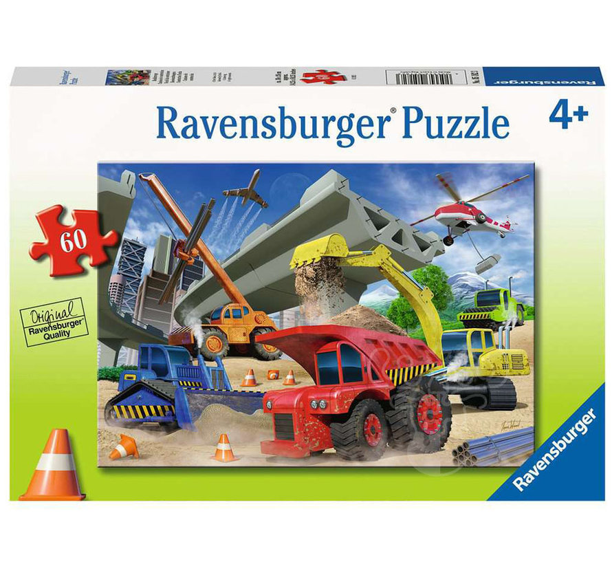 Ravensburger Construction Trucks Puzzle 60pcs