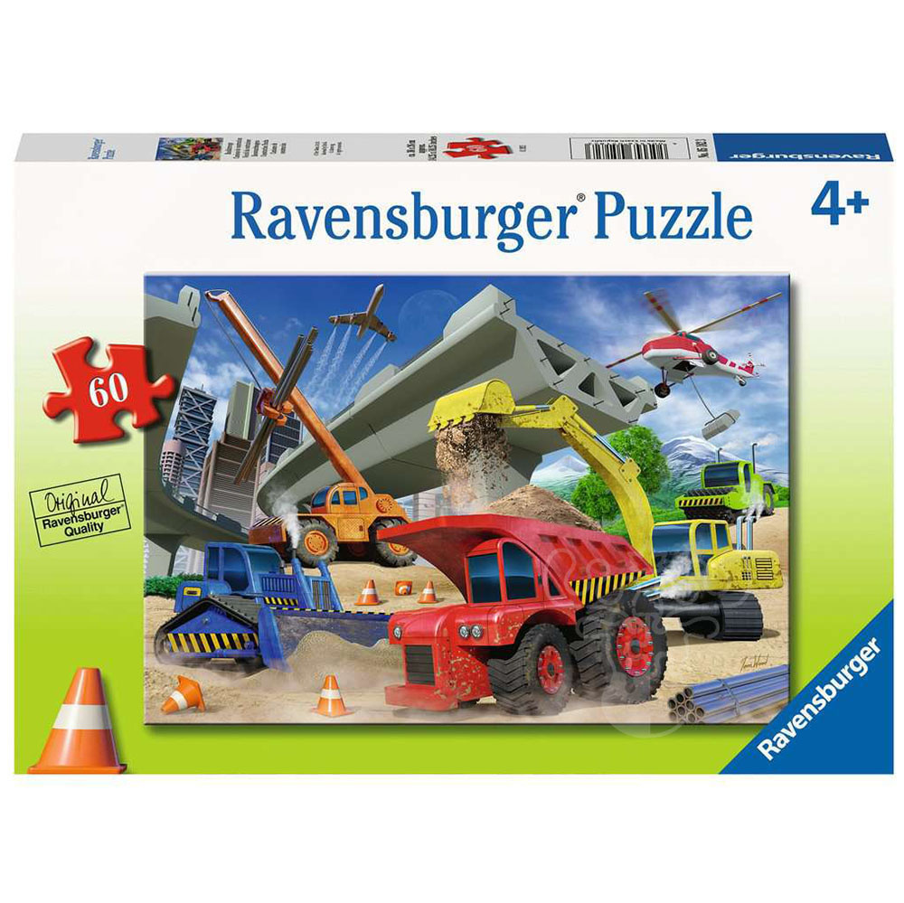 Ravensburger Construction Trucks Puzzle 60pcs Puzzles Canada