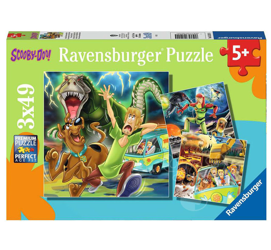 Ravensburger Scooby Doo: 3 Night Fright Puzzle 3 x 49pcs