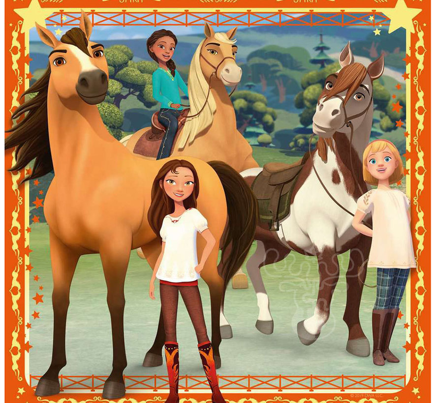 Ravensburger Spirit: Adventures on Horses Puzzle 3 x 49pcs